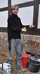Andreas Trommer bei der Arbeit Andreas Trommer bei der Arbeit